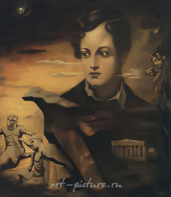 Byron., 1975, canvas, oil, 70х62 Author`s property