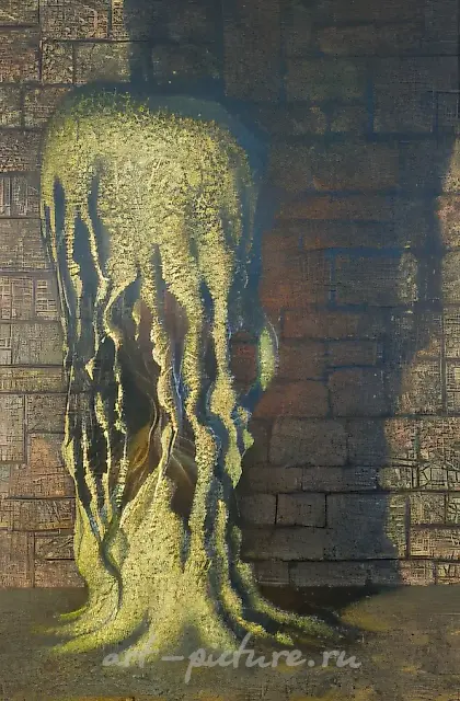 Разговор с тенью, 1993, холст, масло, 113х75