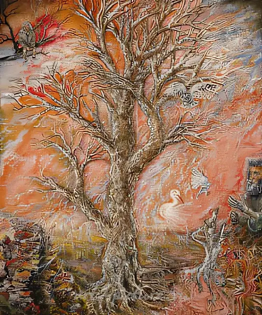 Pink Dream, 1994, canvas, oil, 90x80