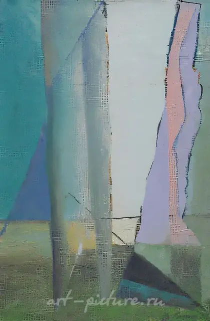 Композиция I., 1998, холст, масло, 68x44