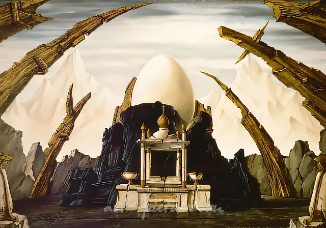 Rebirth of Phoenix, 1996, oil on canvas, 70x100
