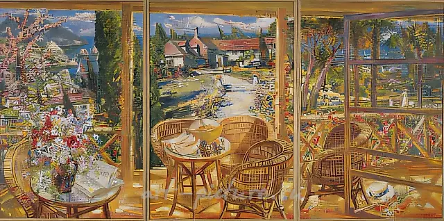 Солнечный день (триптих)., 1996, холст, масло, 120х80 (3)