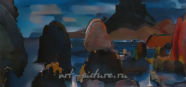 Kuzmitchi. September, 1998, oil on canvas, 45x60