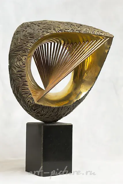Space., 1997, bronze, 60x45x40