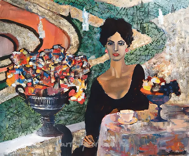 Portrait of a Dreamer, 1998, canvas, oil, 50x60