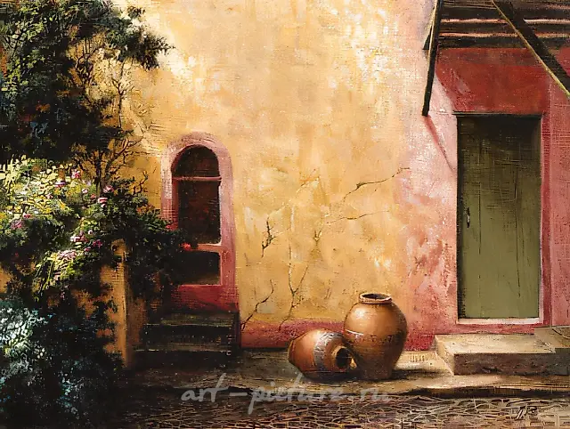 Wall, 1998, canvas, oil, 30x40
