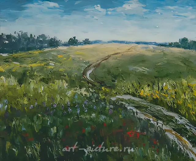 . The Expanses of Kolivan., 1998, oil on canvas, 50x60