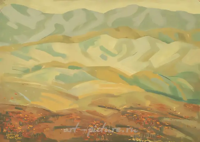 Poppys., 1990, cardboard, tempera, 50x70