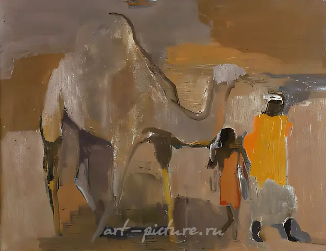 In the Sands, 1997, canvas, oil, 80x100