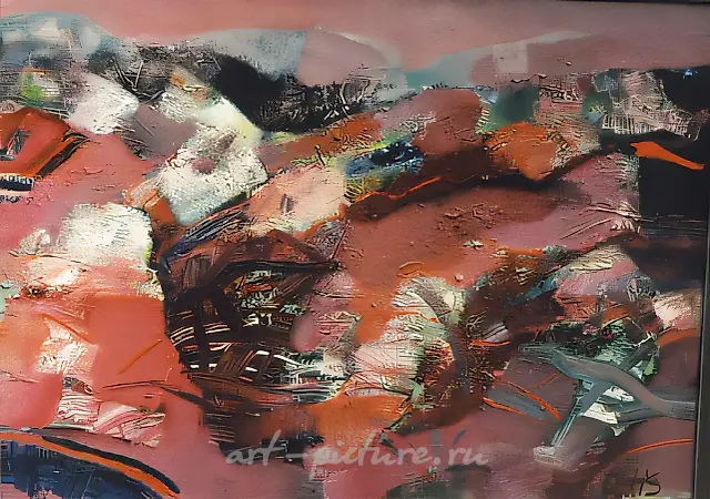 Landscape, 1988, canvas, oil, 65x85