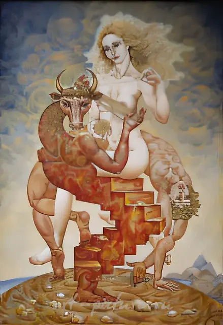 阿丽阿德涅，1995年，布面油画，130 x 95