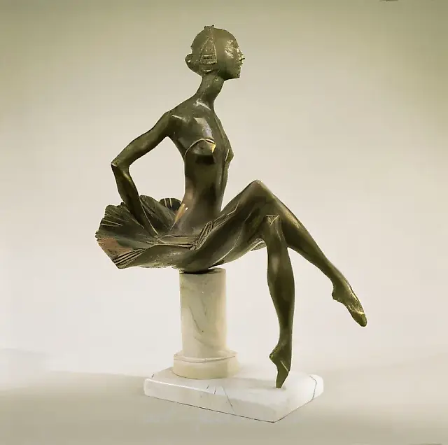 Ballerina, 1998, bronze, 50x28x40