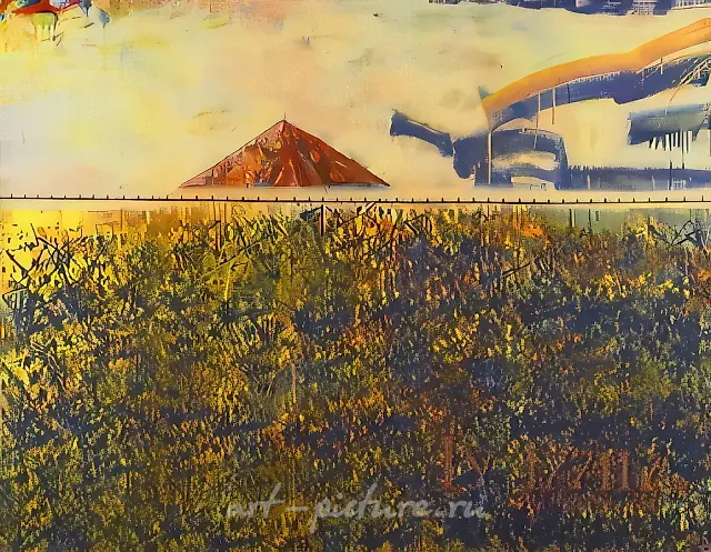 Banknote No. 1, 1989, canvas, oil, 80x100