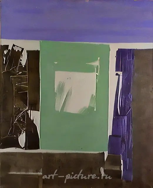 电影，1989年，布面油画，100x80