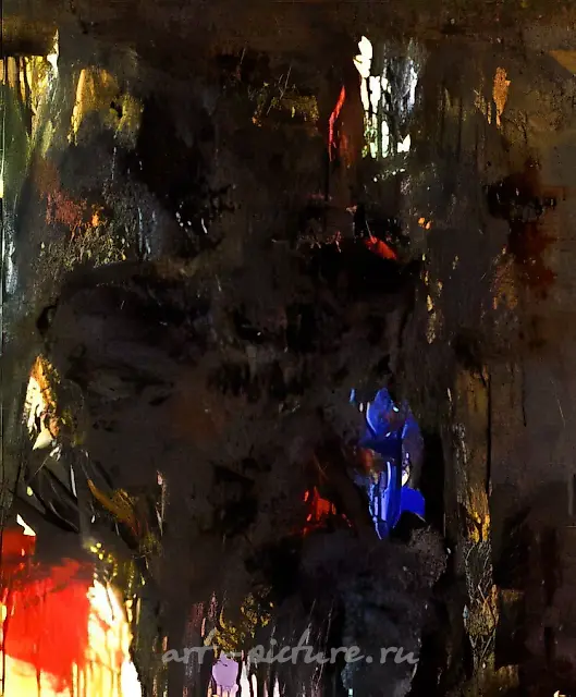 Withour a title, 1990, canvas, oil, 103x87