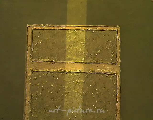 室内，1987年，硬质纤维板，油画，70×90厘米