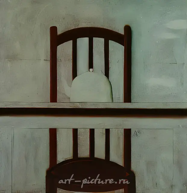 A Table, 1994, canvas, oil, 90x90 Author`s property