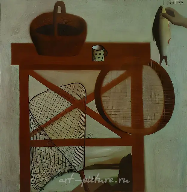Roach, 1994, canvas, oil, 90x90 Author`s property