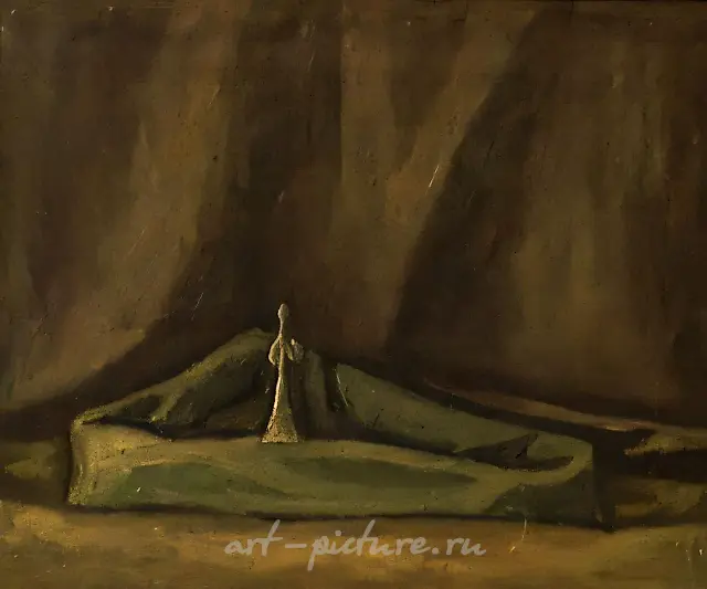 Theatre, 1982, canvas, oil, 61x74