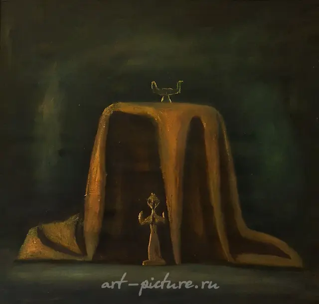 Still Life, 1981, canvas, oil, 82x75