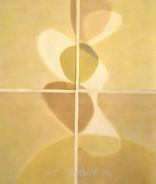 Серия «Генетический код» №4, 1991, бумага, акварель, 122х101
