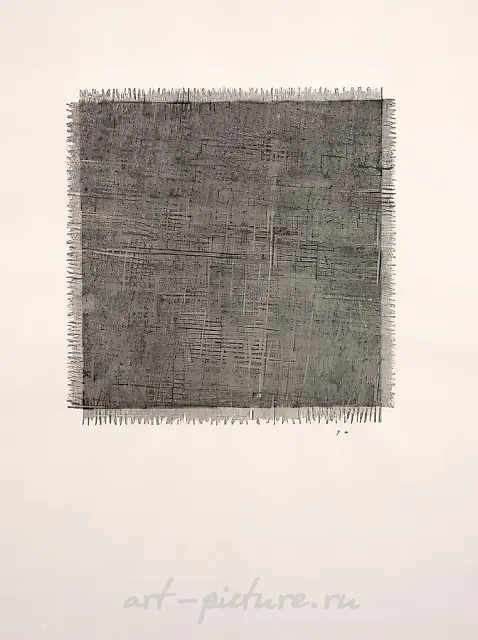 Сито, 1991, бумага, тушь, 37х35