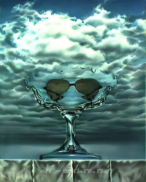 Объект, 1987, холст, масло, 100х80