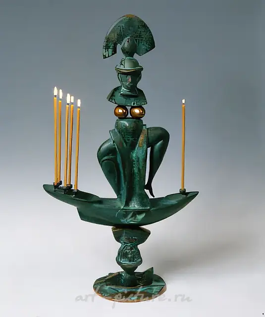 Без названия., 1997, бронза, 70х50х25