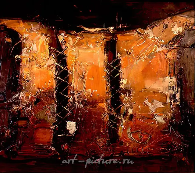 Дань III, 1991, холст, масло, 130х150