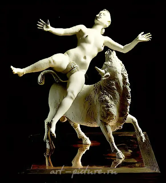 Europe, 1989, plaster-cast, 65