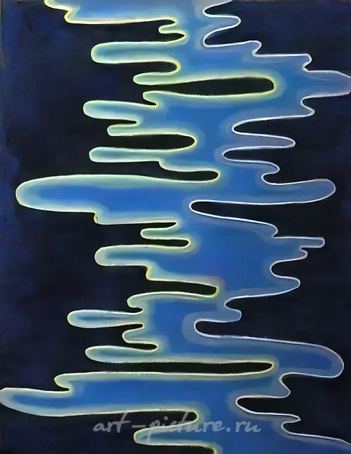 Hope, 1990, cardboard, gouache, pastel, 100x80. Author`s property