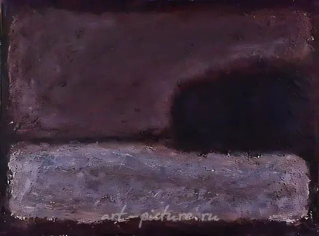 风景，1988年，布面油画，60×80