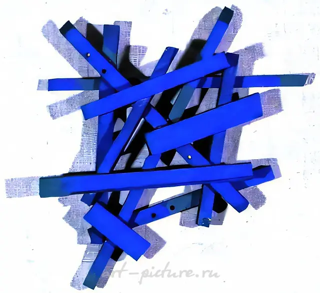 无题，1992年，木材，油画，50×52×10