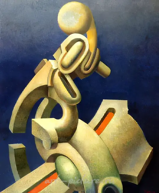 Arc, 1989, canvas, oil, 100x80. Private collection