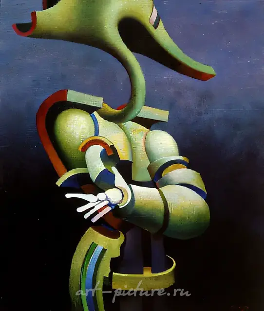 Emperor, 1992, canvas, oil, 114x89. Author`s property