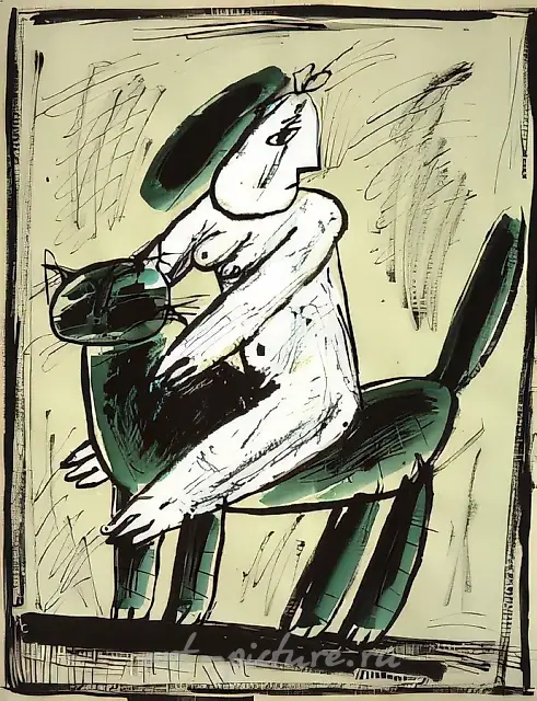 Soft Saddle 2, 1991, paper, indian ink, tempera, 63x49
