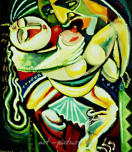 爱,1990年,纸板,油画,45x50,作者自藏