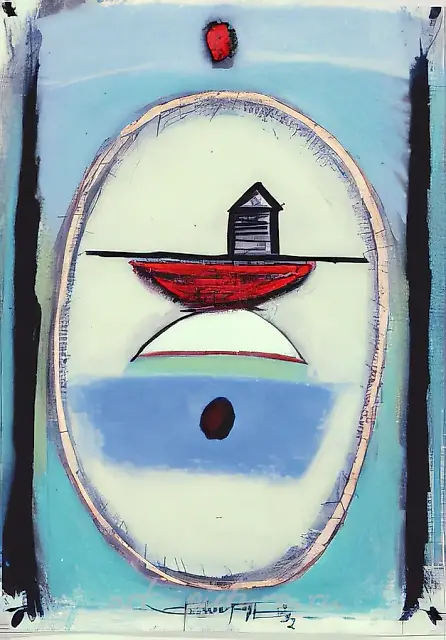 无题，1992年，纸本、粉彩，29.5×21厘米