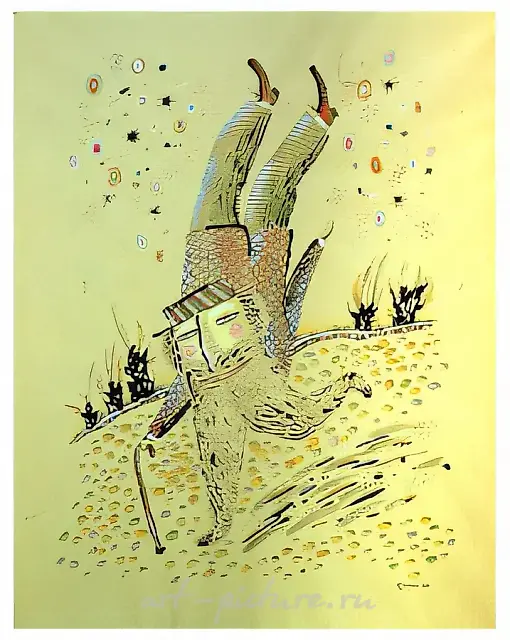 路人，1989年，纸本，水彩，墨水，60x45厘米。作者自藏，售价500美元。