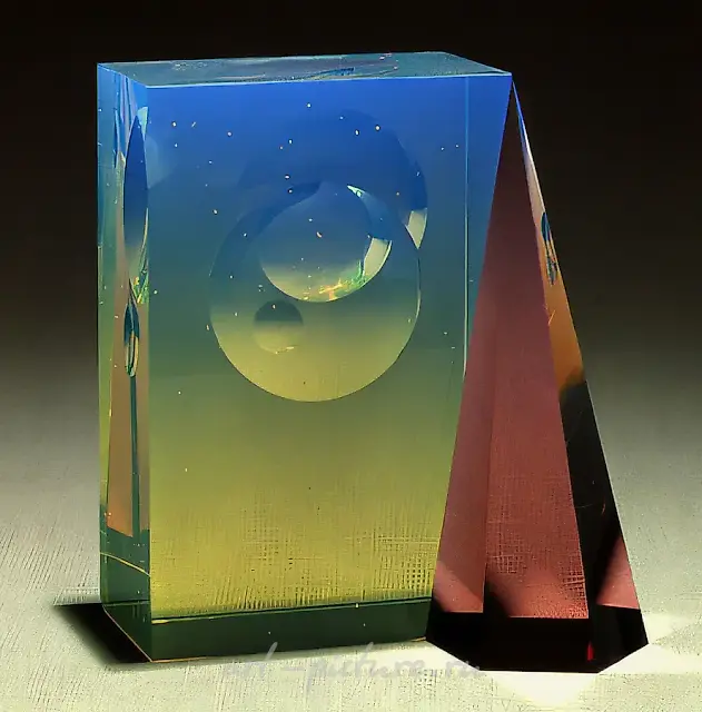 White Nights, 1990, broad facet, grinding, polishing, 70x120x175