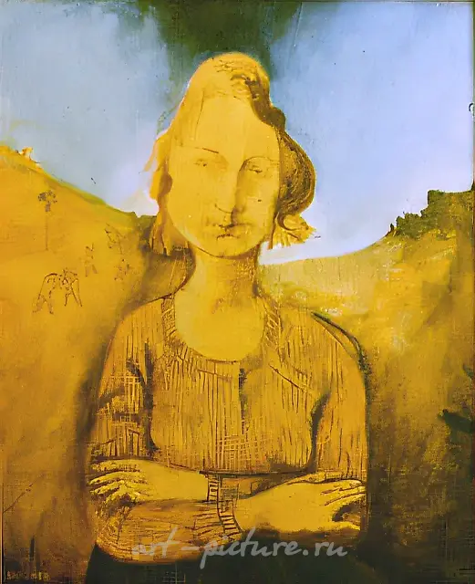 Руфь, 1992, холст, масло, 65х55 Собственность галереи "Арта" $ 1000