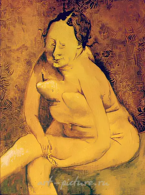 Большая Каролина, 1992, холст, масло, 70х55 Собственность галереи "Арта" $ 1000