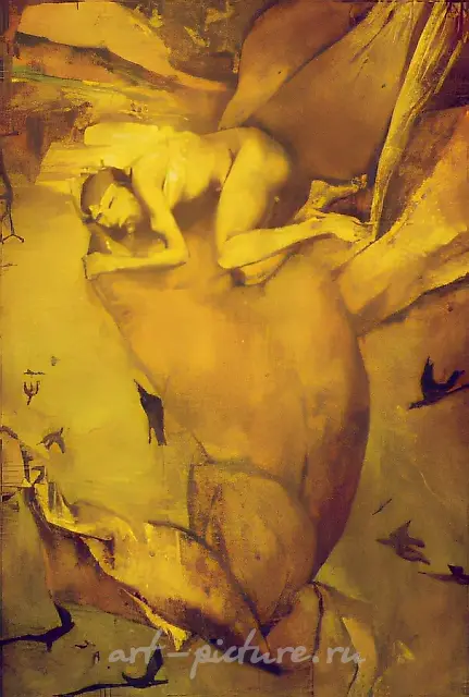 Vol`gan "Vol`gan", 1990, canvas, oil, 175x125 Property of the Gallery "Arta" $ 5000