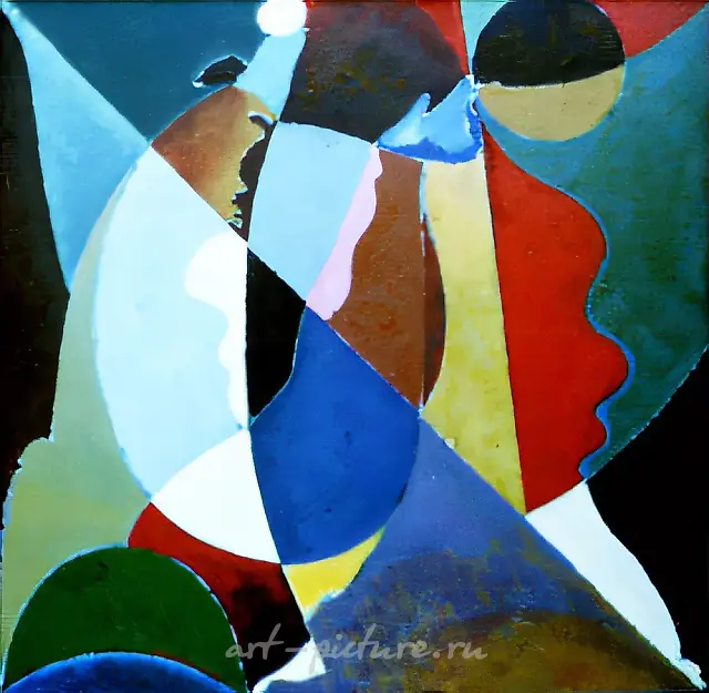 Пастух, 1991, холст, масло, 90х90 Собственность галереи "Арта" $ 5000