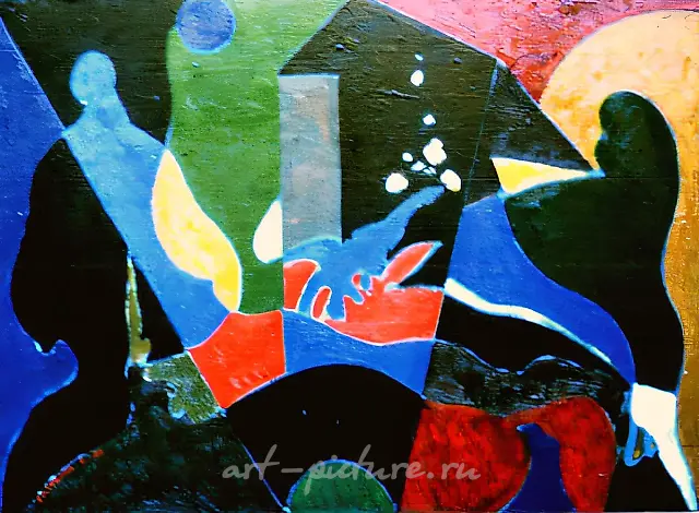 Вечер, 1991, холст, масло, 60х80 Собственность галереи "Арта" $ 2000