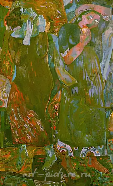 In Different Directions, 1992, canvas, oil, 168x105. Property of «Arta» Gallery. $3000