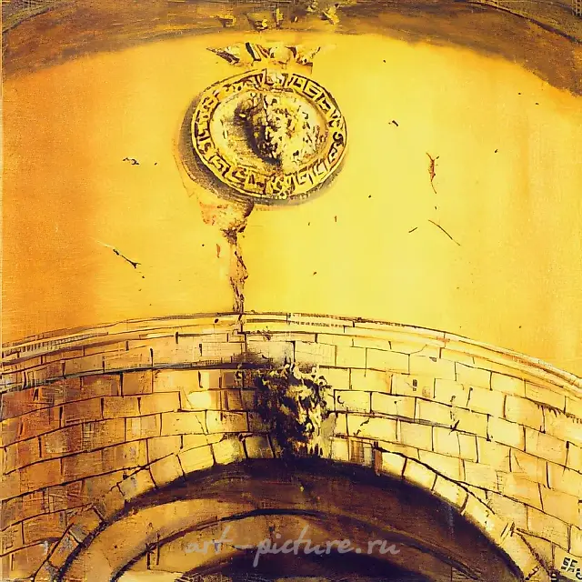 Квадрат 1, 1992, холст, масло, 100х100 Собственность "Инкомбанка"