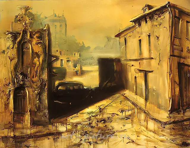 Тишина 4, 1990, холст, масло, 115х150 Собственность банка "Московия"