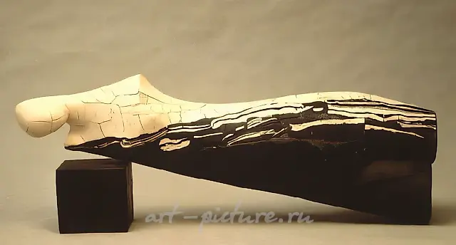 Peace, 1991, chamotte, porcelain, modelling, 46x54x24. Property of «STANBET» Gallery. Moscow