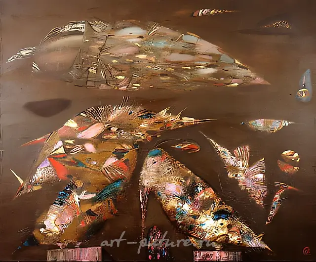 A dream, 1989, canvas, oil, 100x120 Property of "Moscow Palette" Gallery